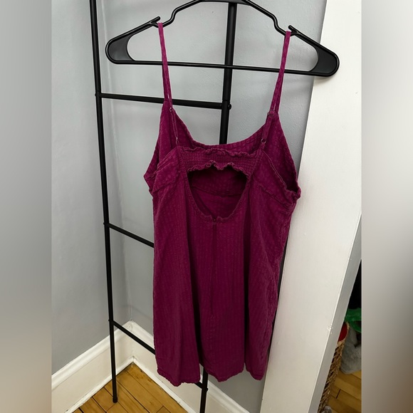 Wild Fable Linen Blend Sleeveless Pink Dress, Size Large, Women - Picture 2 of 6